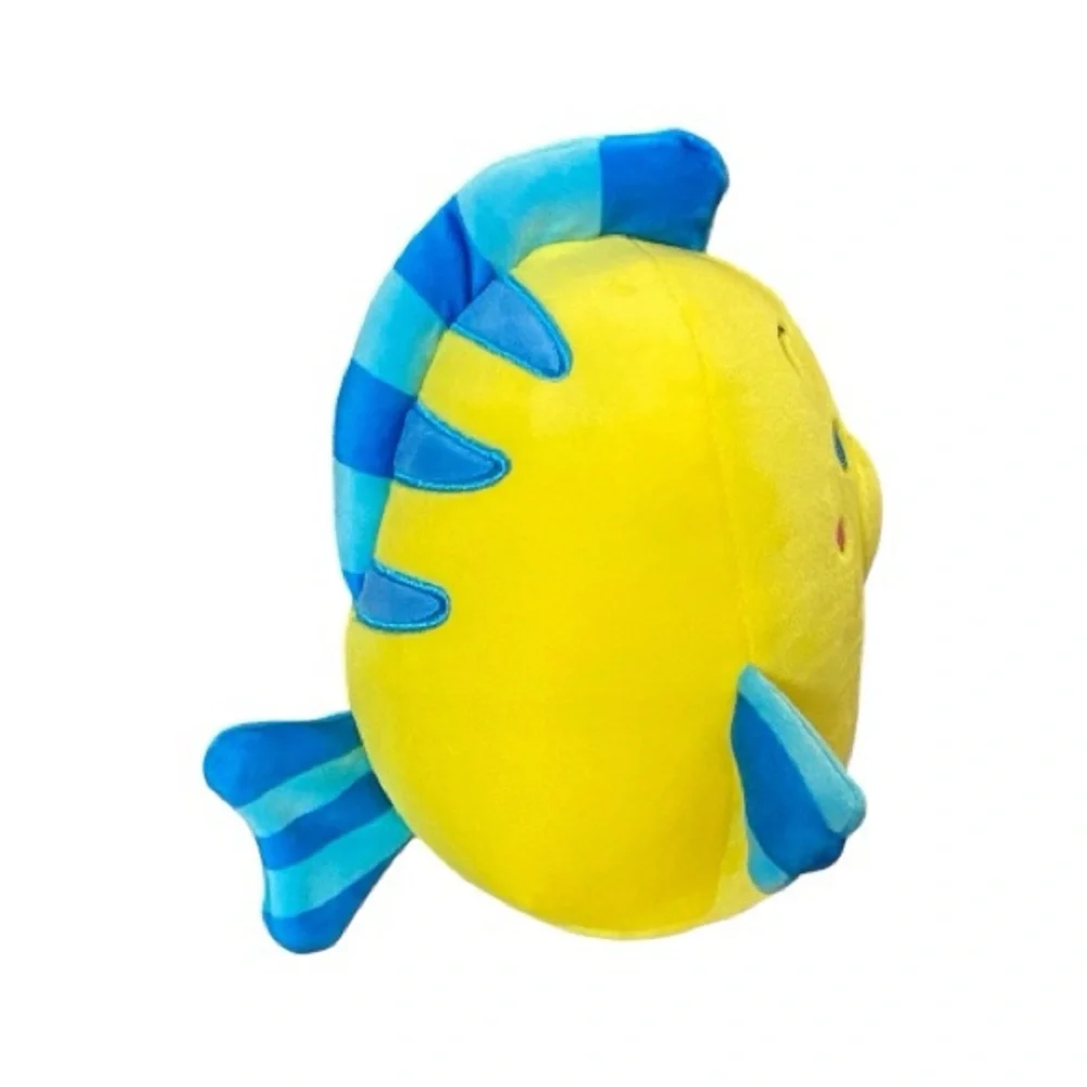 Squishmallows Disney Flounder From The Little Mermaid Soft Plush - Picture 3 of 4